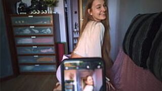 Sexy Step Sister Asks For Help Taking Erotic Photos For Her Boyfriend porn video